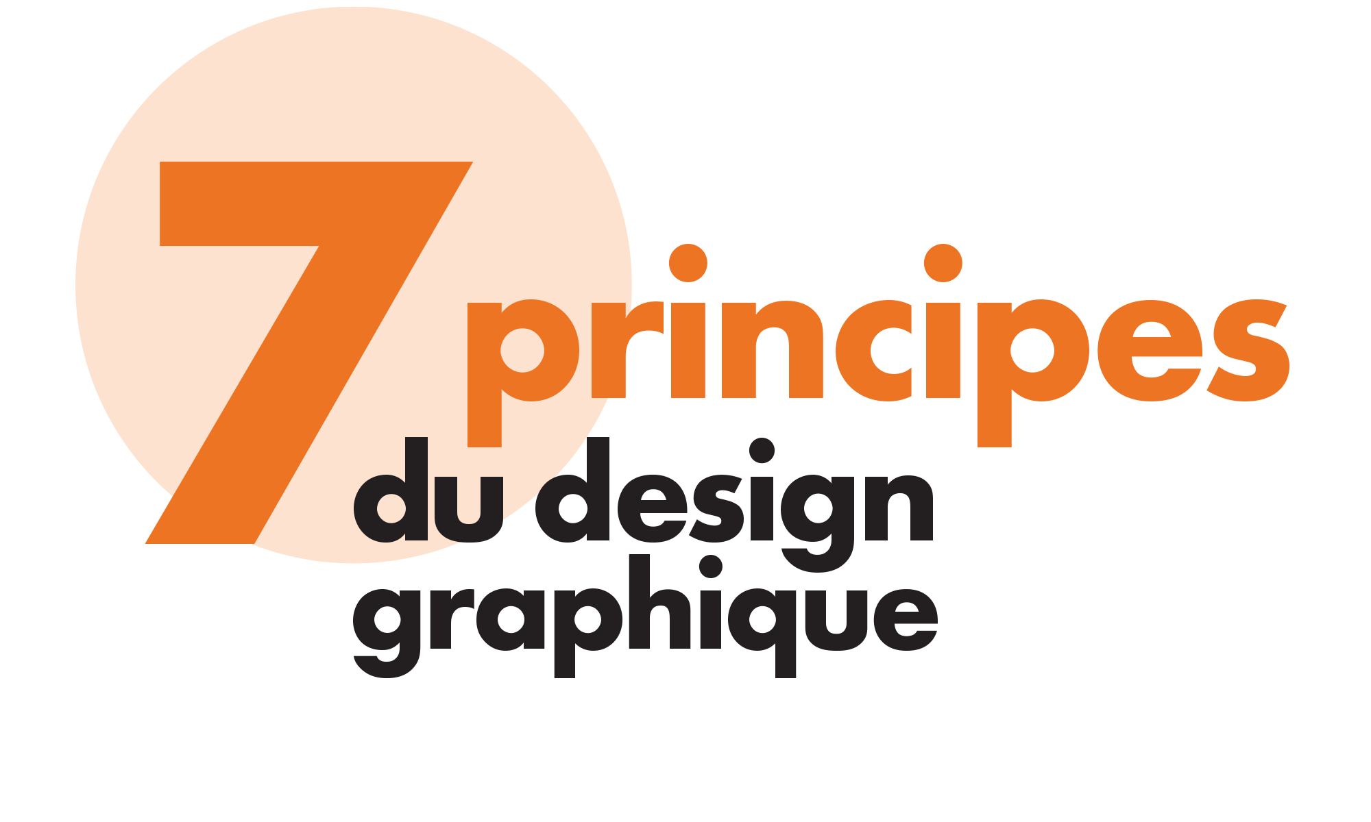 7 Principes du Design Graphique