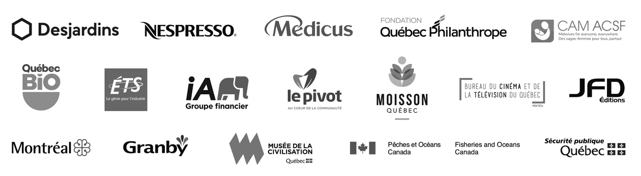 Logo clients en graphisme chez Pro-Actif