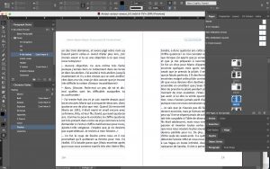 Mise en page dans Adobe InDesign
